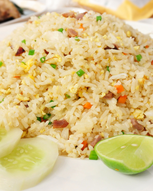 Ginger Chinese sausage fried rice