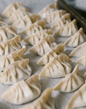 Pork Dumplings with Cabbage