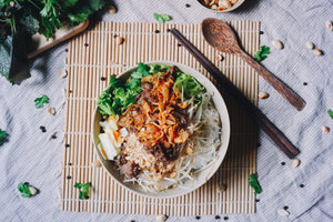 Korean Buckwheat Noodle Salad